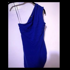 Blue Express one shoulder dress